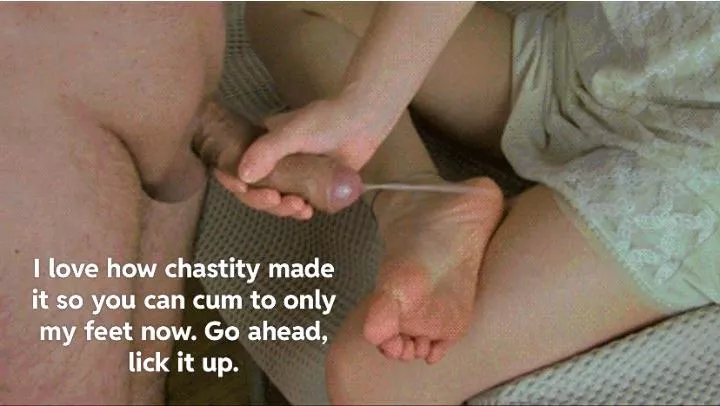 She said it was just a game that would increase your sex life. Now you cum in 2 pumps from just looking at her feet.