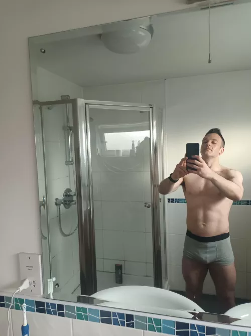 Showing a little more