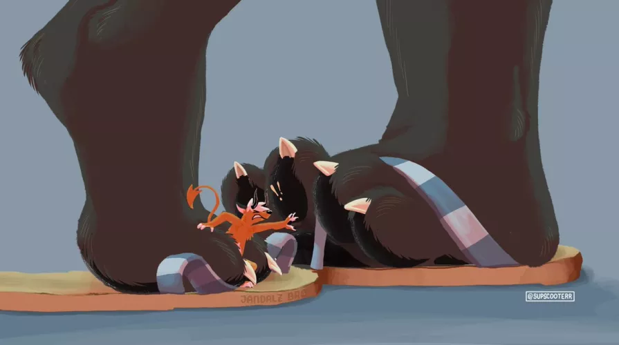 Stuck down there, lil guy?