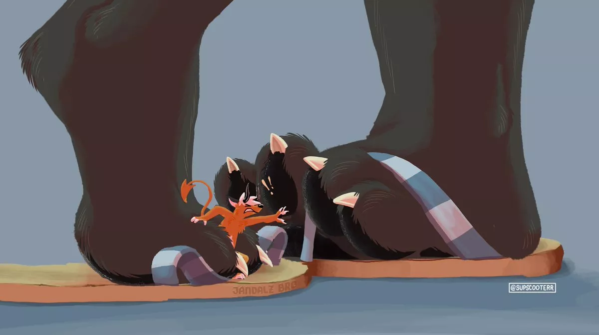 Stuck down there, lil guy?