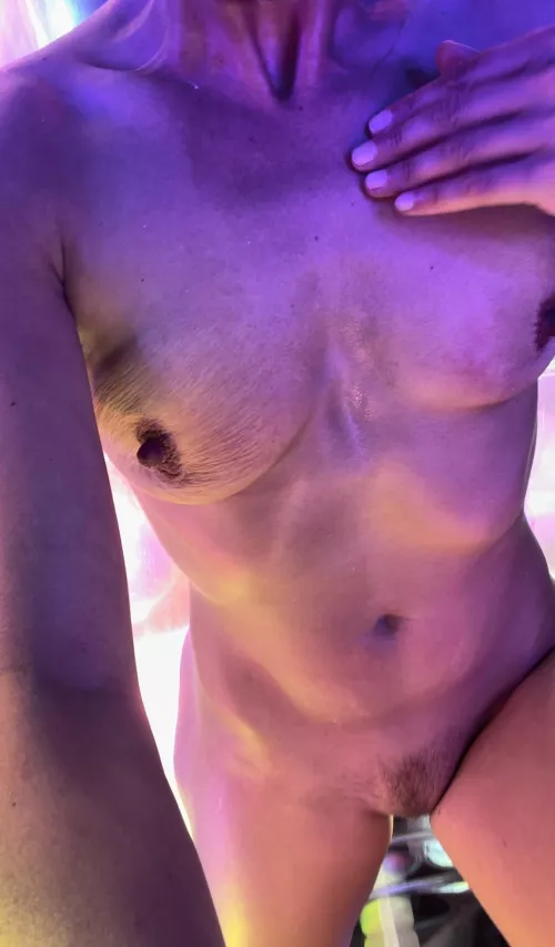 That tanning bed heat gets me every time!