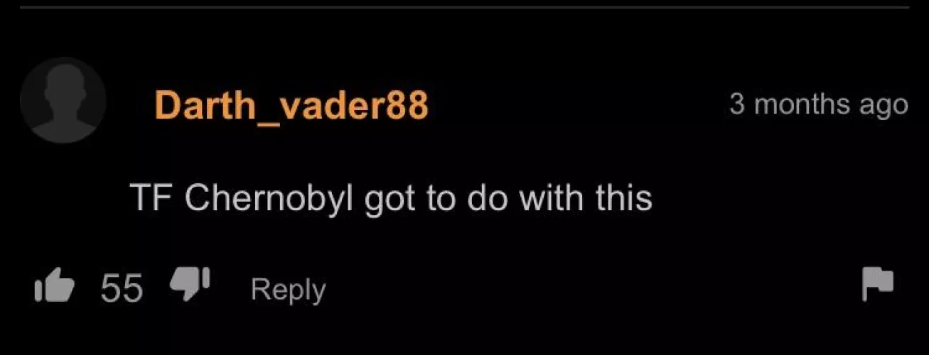 The title said something usual and then just randomly “☢️ Chornobyl ☢️”