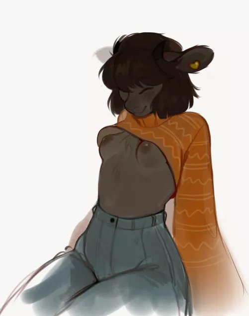 When it's sweater weather time but it is still warm outside [F] (Mellonbun)