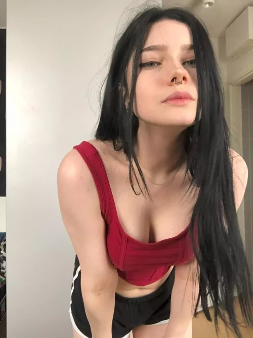 Wondering who would be impolite enough to look down my shirt