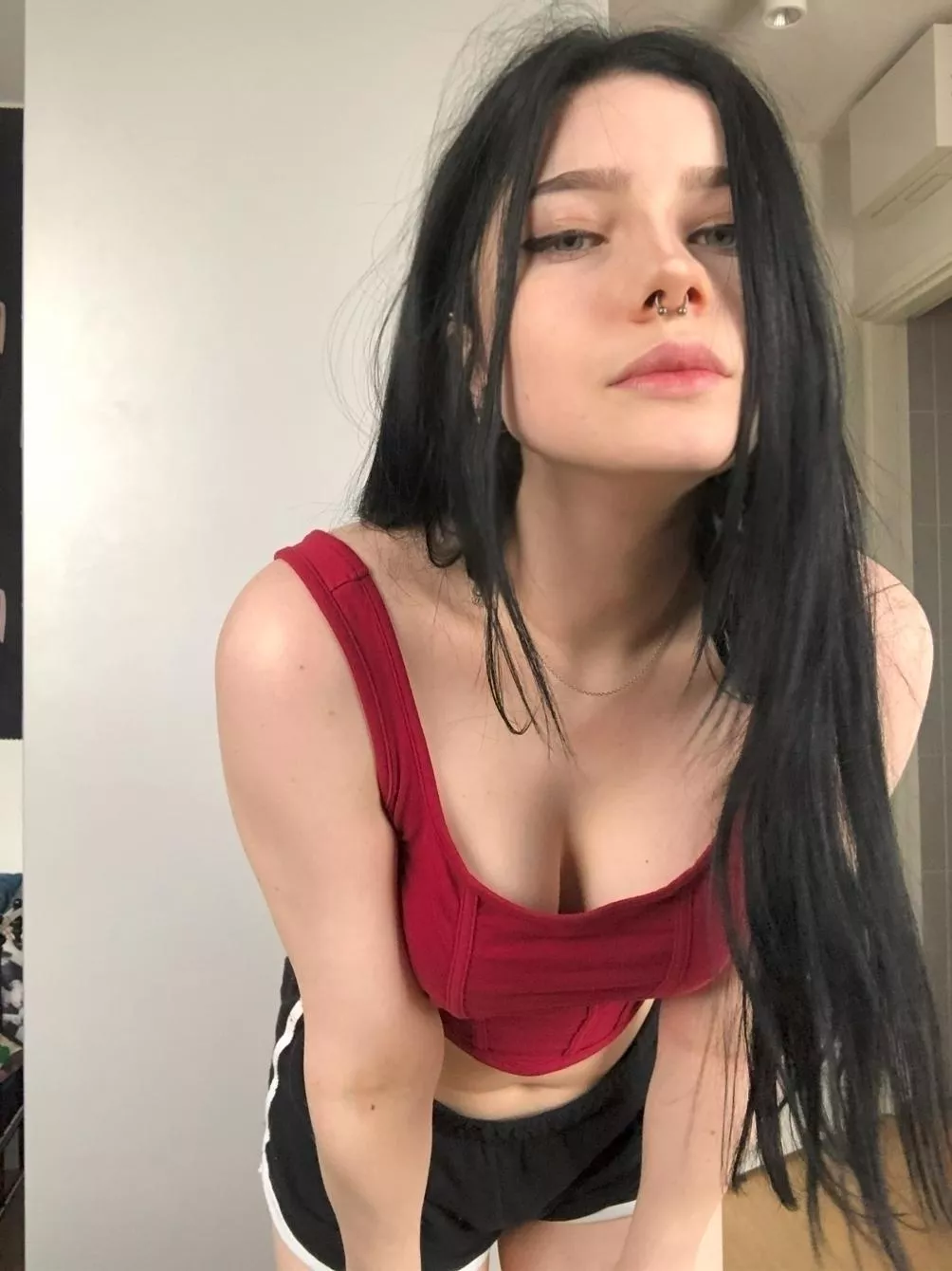 Wondering who would be impolite enough to look down my shirt