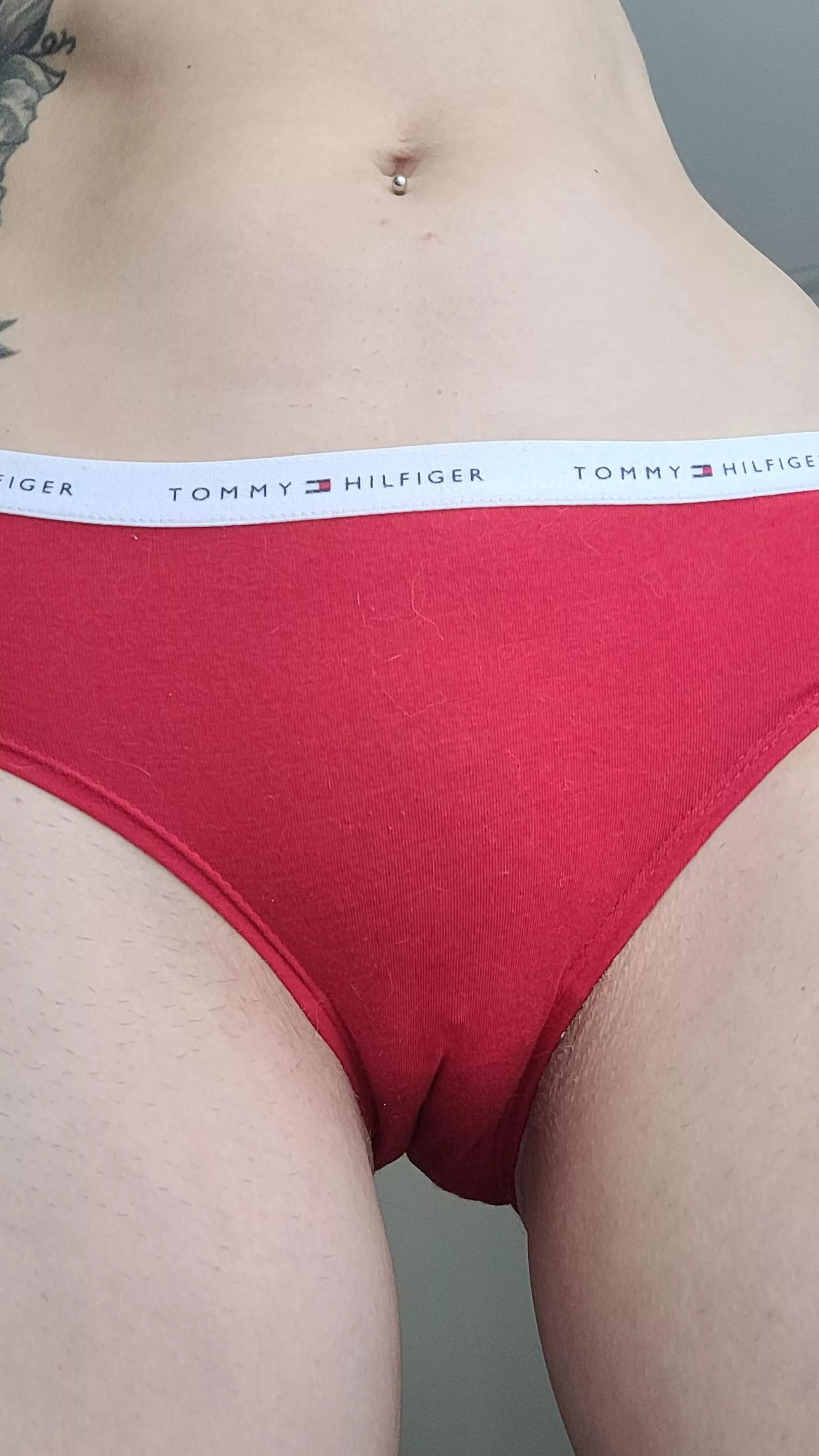 You can almost see a bump from my piercing