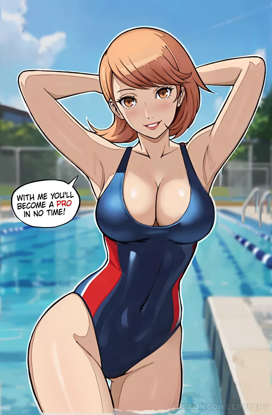 Yukari swimming lesson (LepyPepy)