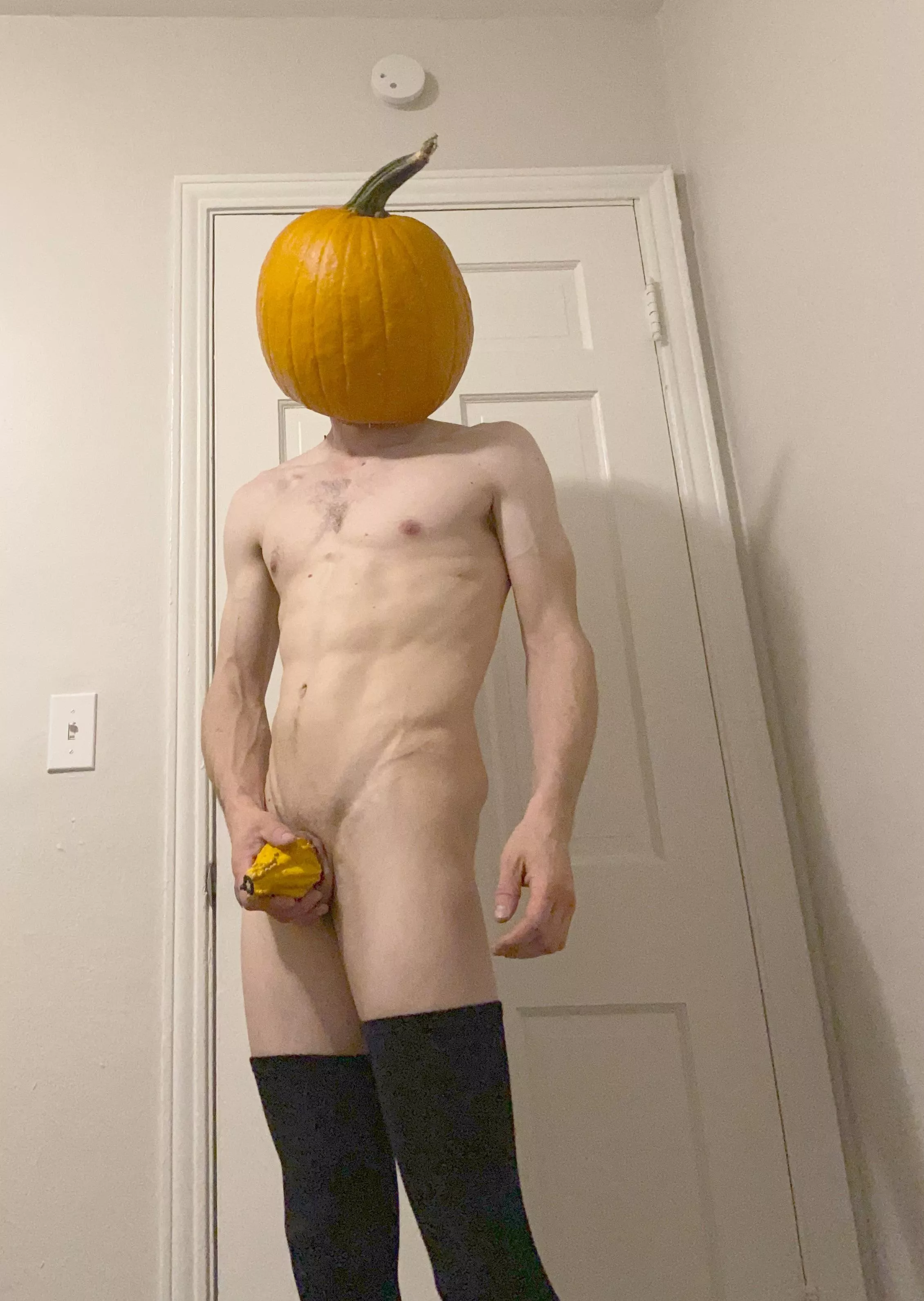 At the grocery store like “ma’am do you have any smaller gourds?” At the grocery store like “ma’am do you have any smaller gourds?”
