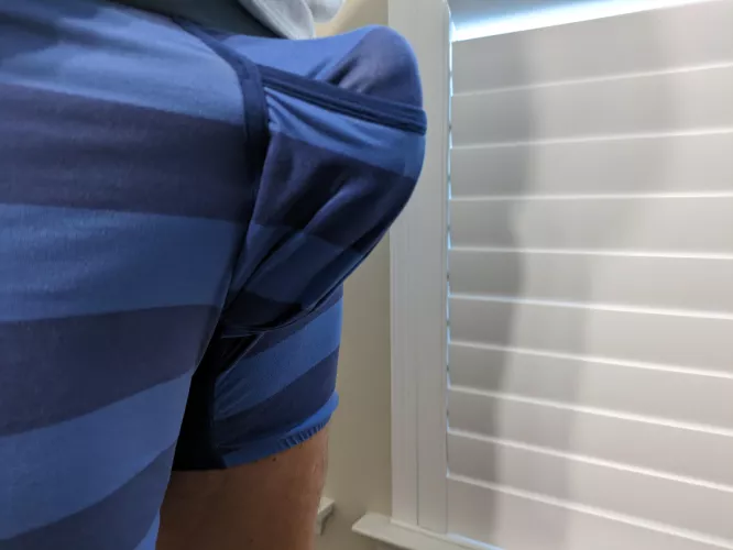 Boomer Morning Wood Bulging in All Citizens Boxer-Briefs