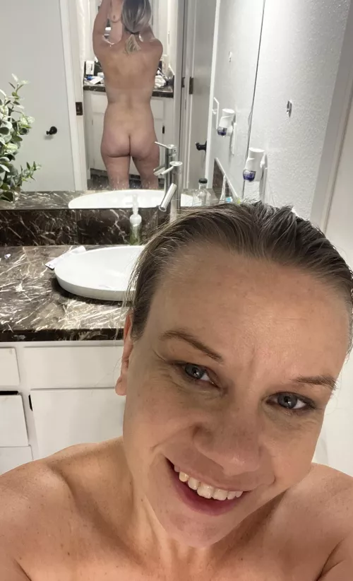 Football halftime shower