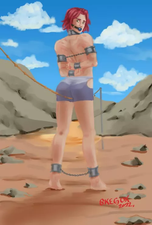 Forced crotchrope walking