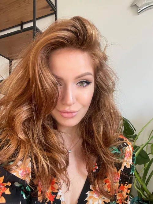 happy redhead doll to you