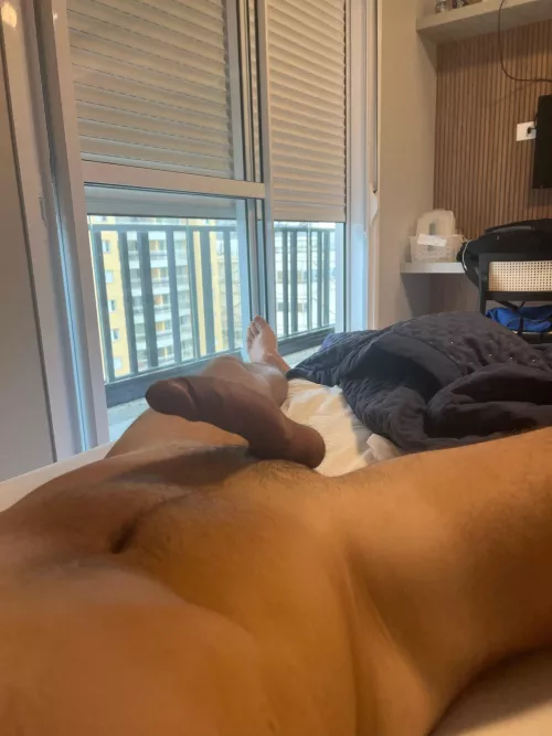 Hope my neighbours don’t mind me staying in bed