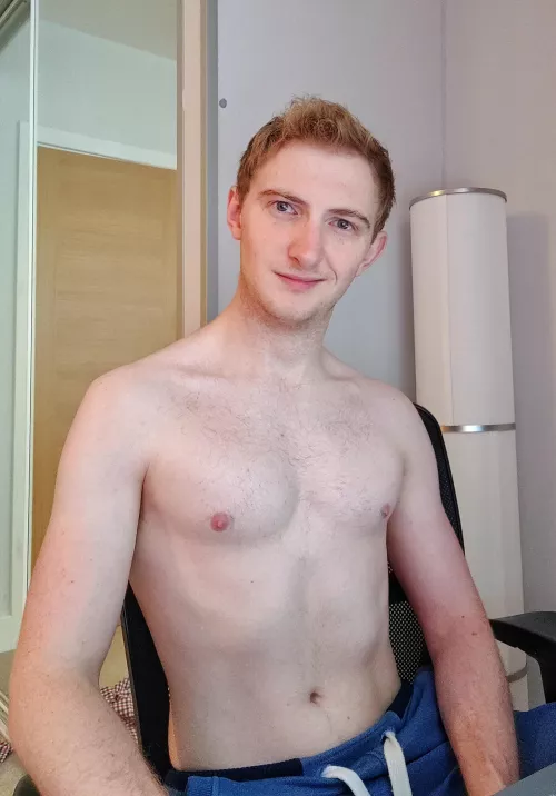 I should probably put on a shirt before I get a work call...