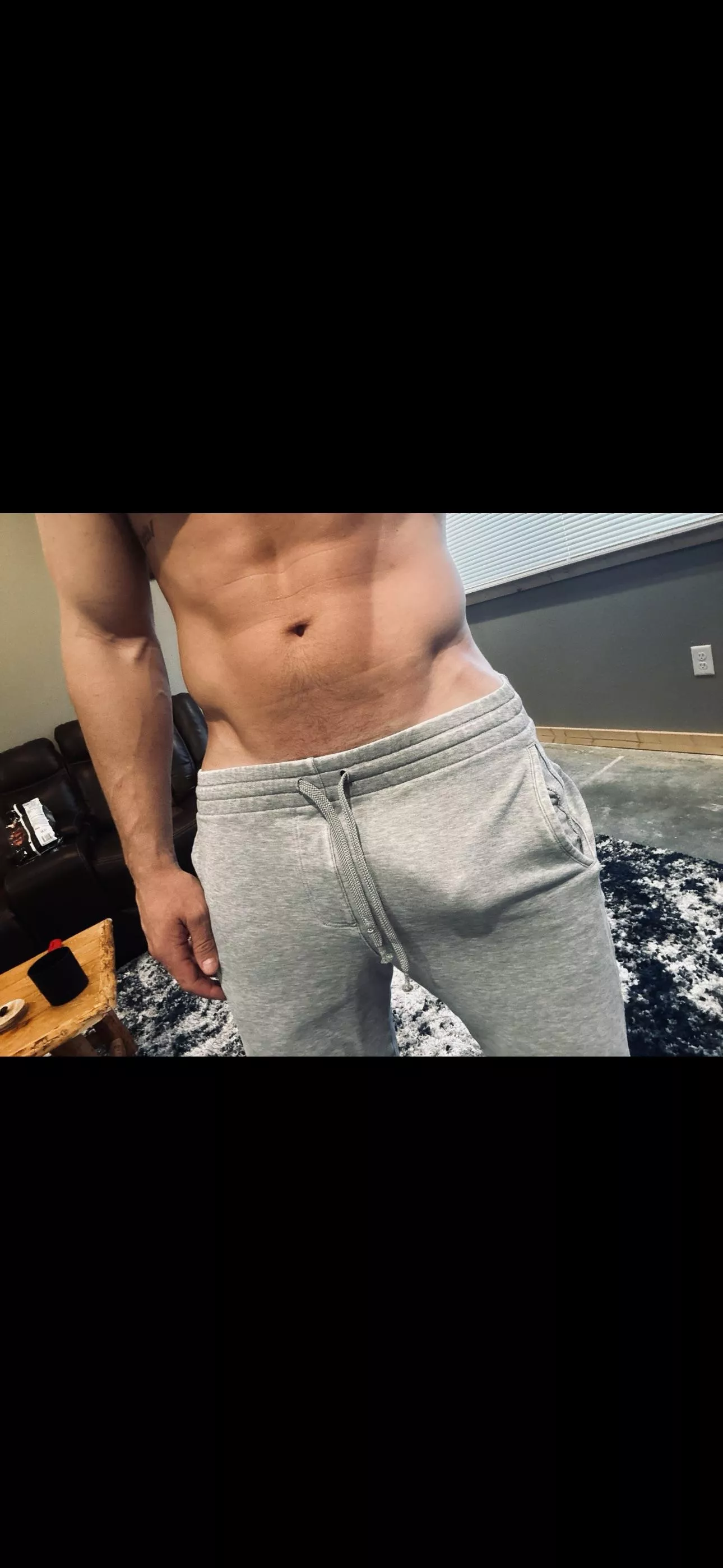 I wonder why girls like grey sweatpants
