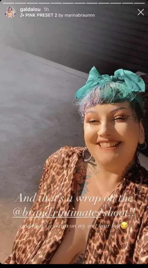 IG story - I’d love to glaze her doughnuts