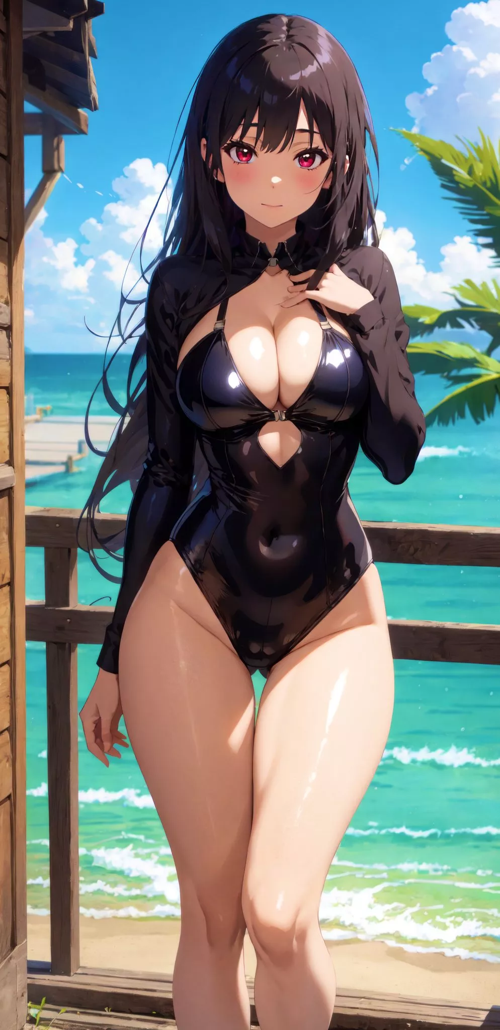 Latex Swimsuit