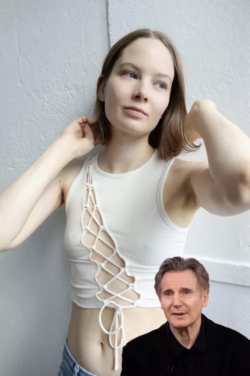 Me and Liam are trying to think what kind of bra can be worn under this top