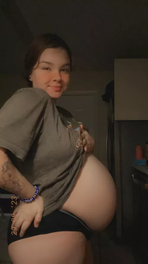 Not much longer before my bump goes away which means I’ll be making much different content🥲🙈 almost 38 weeks