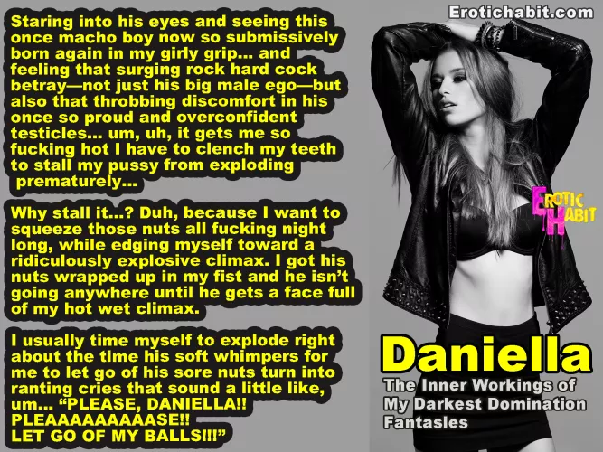 βPLEASE, DANIELLA!! PLEAAAAAAAAASE!! LET GO OF MY BALLS!!!β ππ