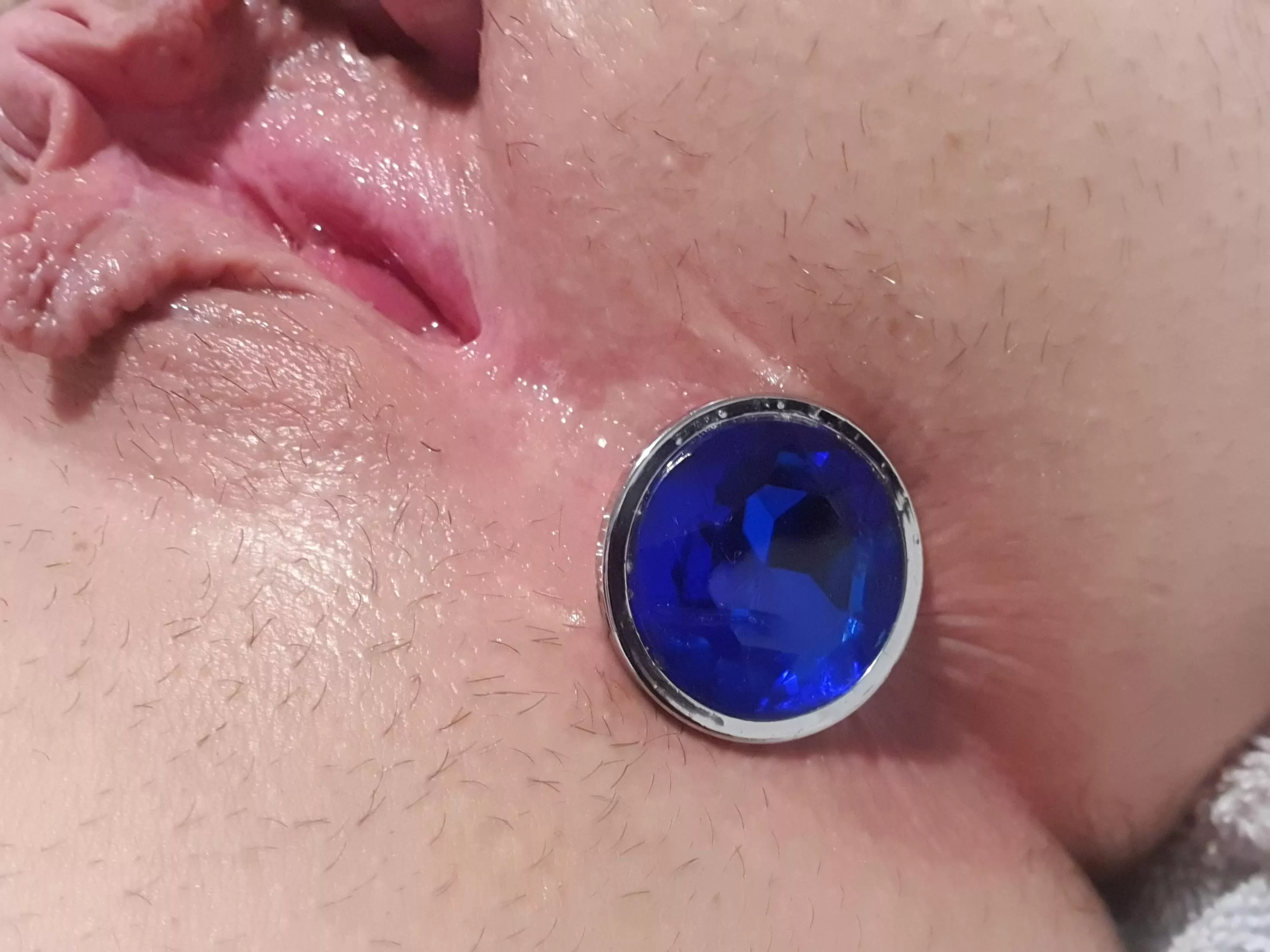 Practicing with my plug made me wet