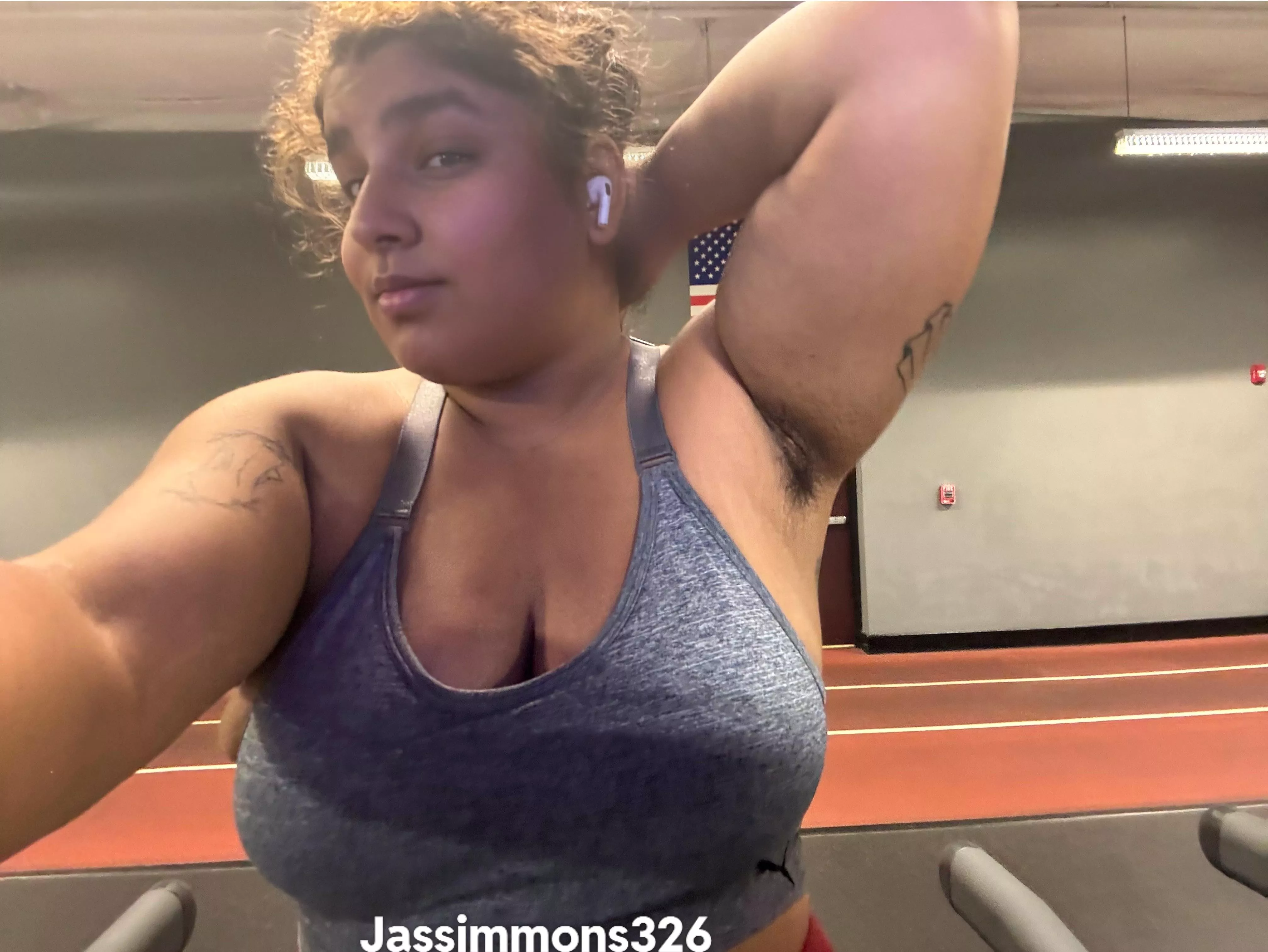 Quick sweat before my first day at work!