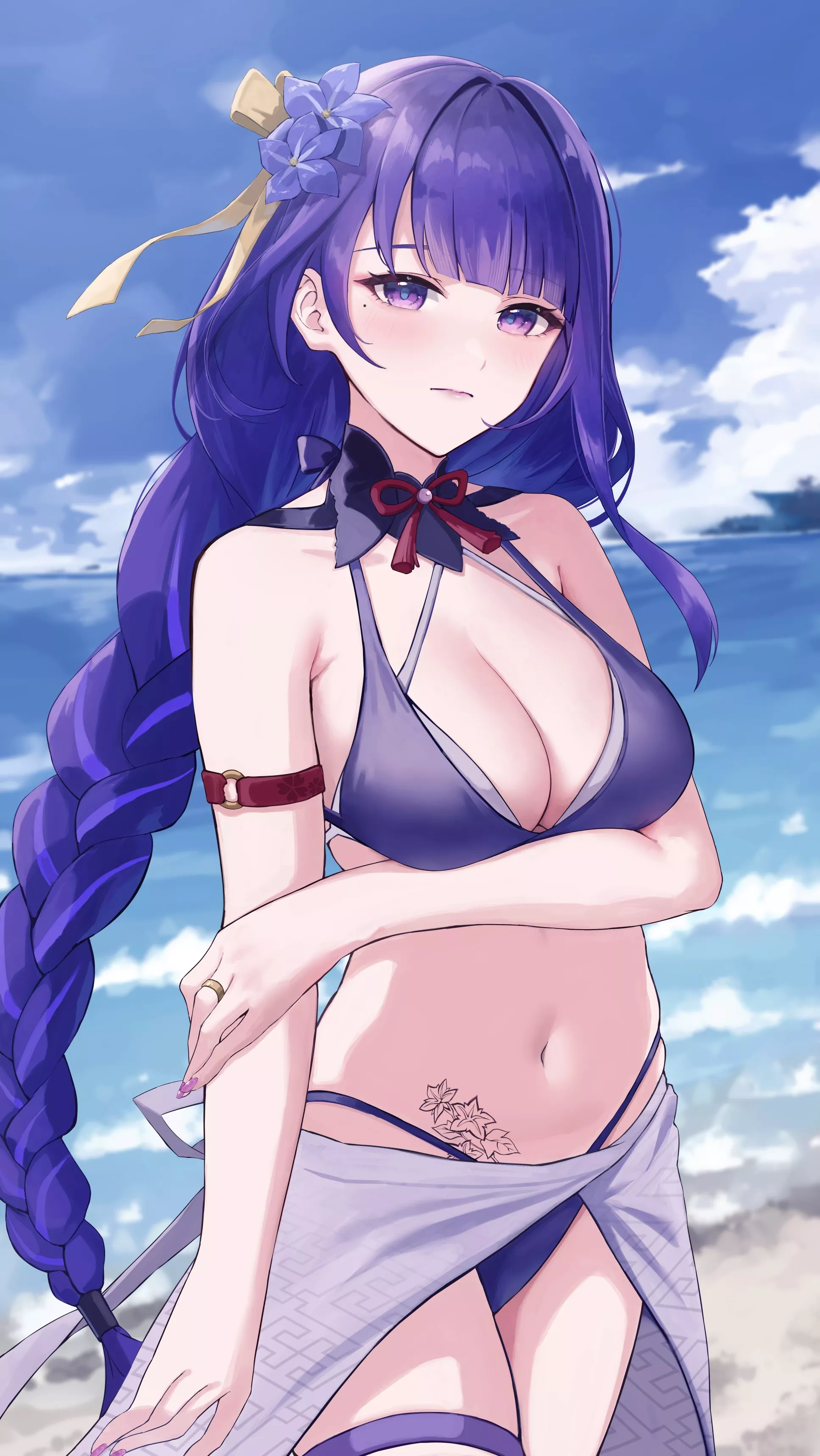 Raiden in bikini [Genshin Impact]