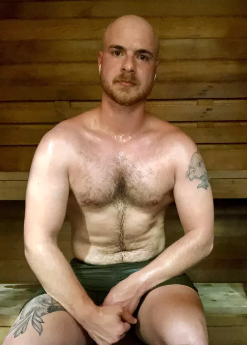 Sauna time!
