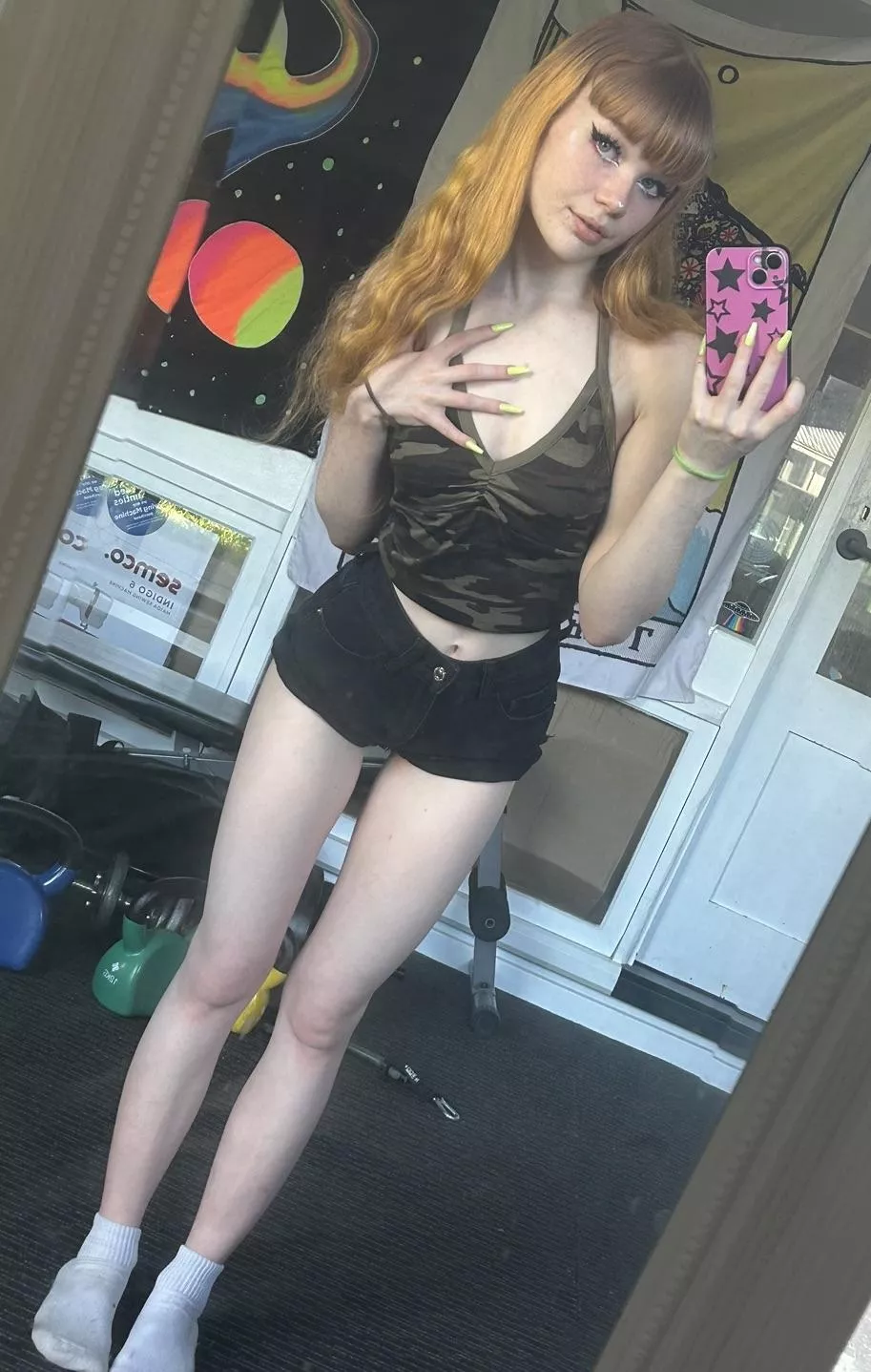 showing off in shorts