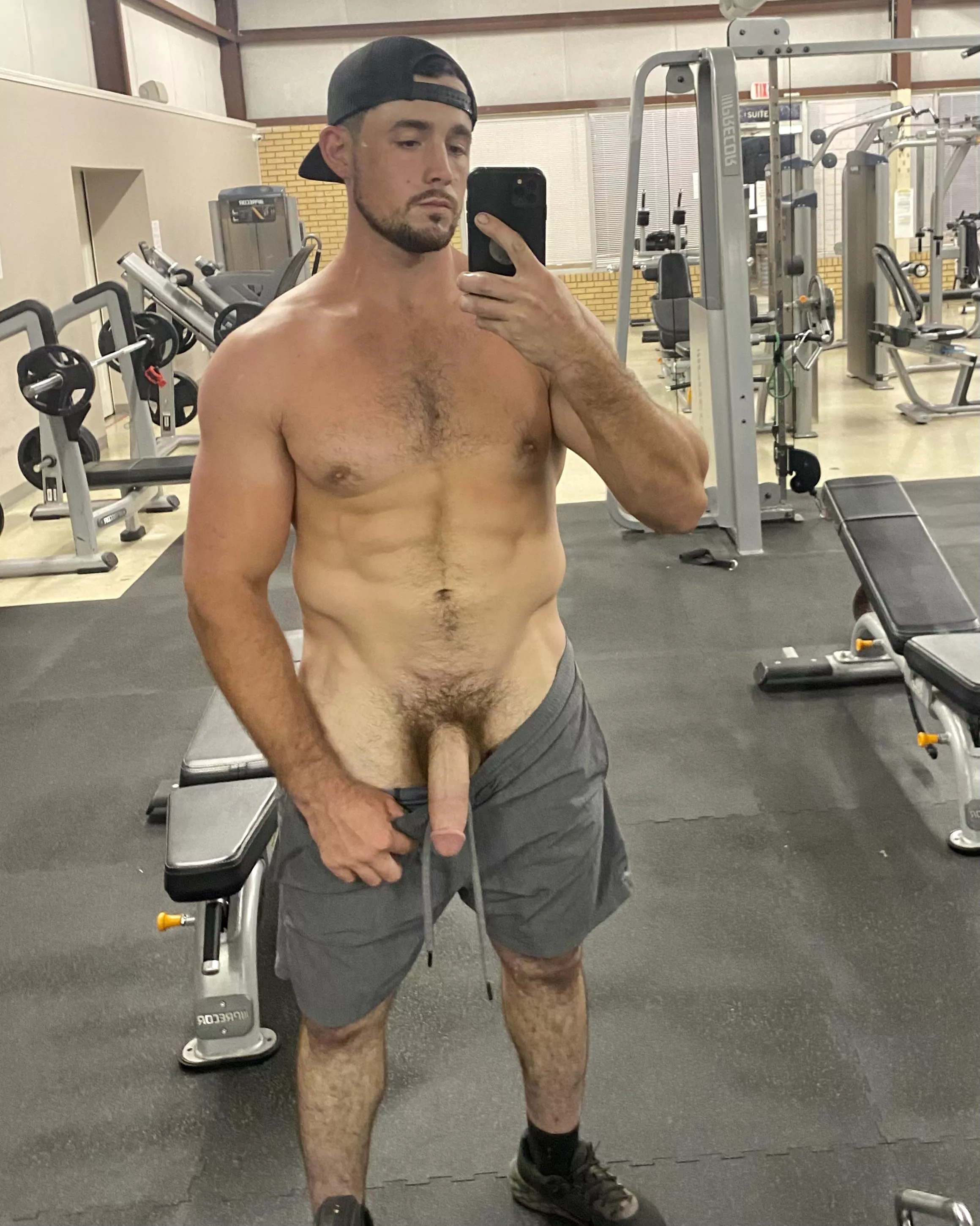 Sometimes you just need to get naked at the gym