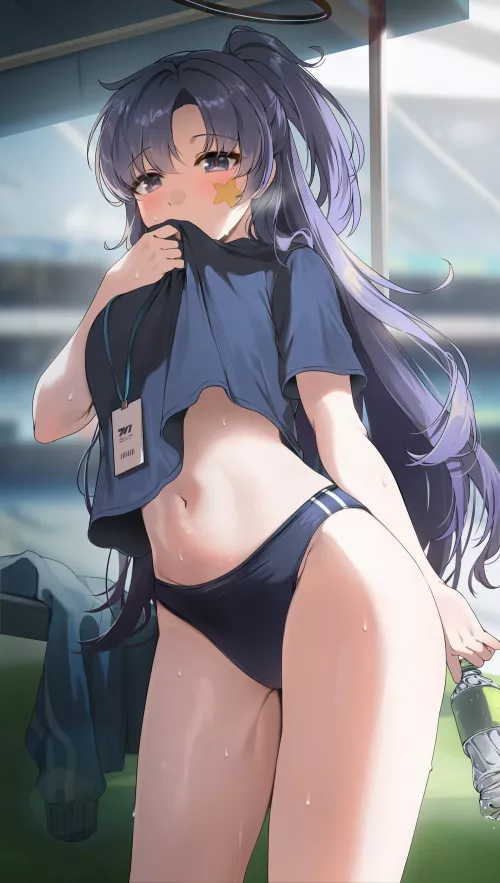 Sweaty Yuuka [Blue Archive]