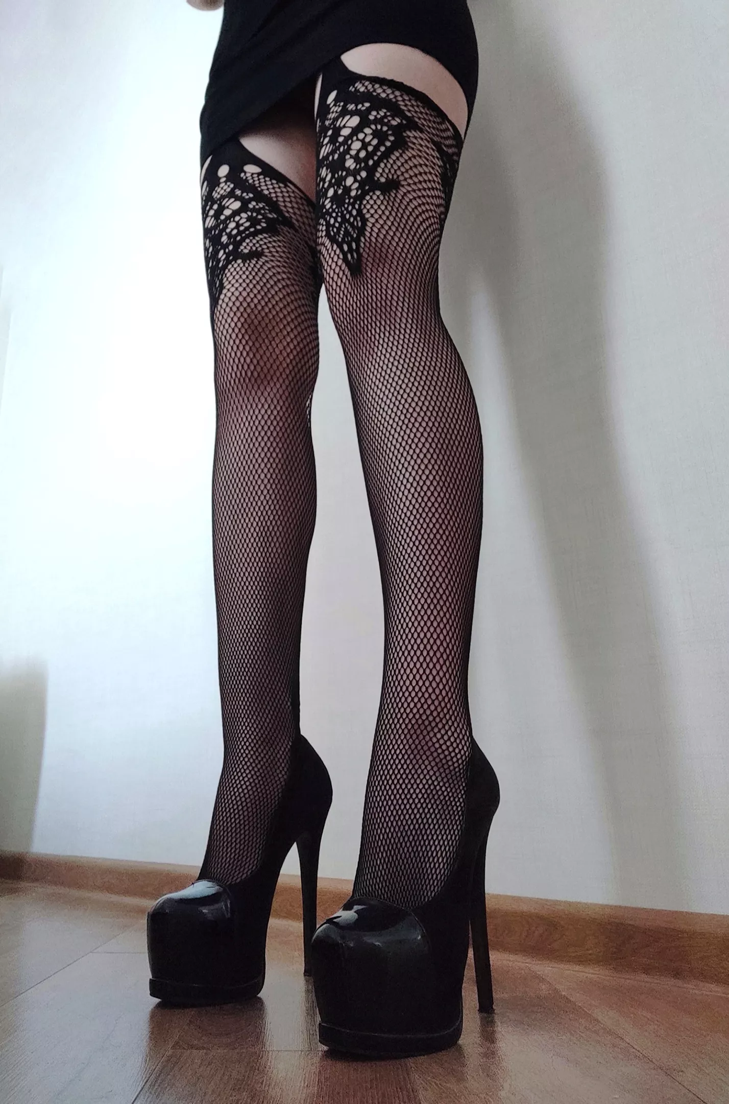 Tights and high heels
