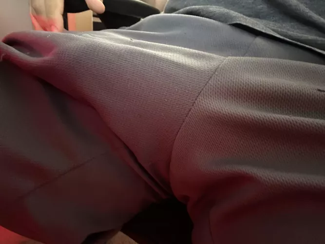 Working from home means I can play with myself any time I want.