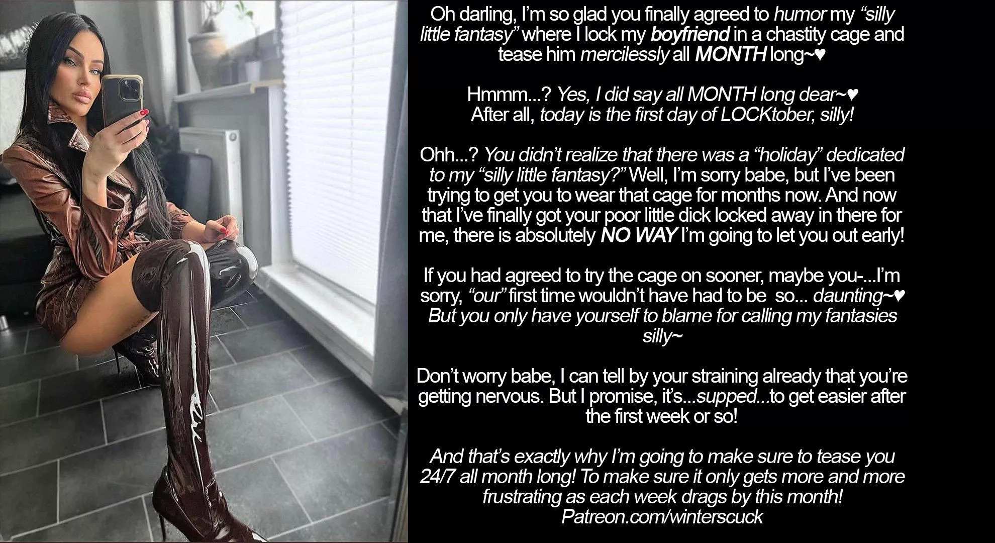 Your first Locktober with your new girlfriend