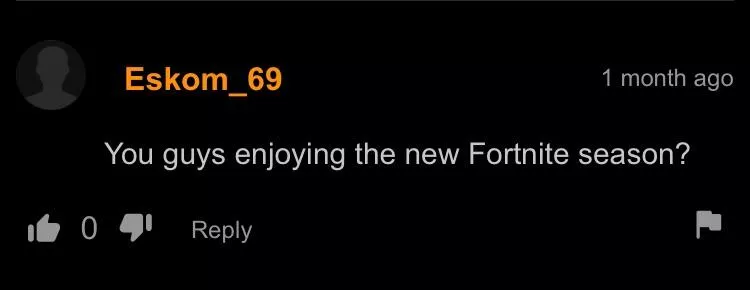 a common post-nut topic