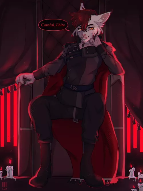 Artist is @SmolAsHecc on Twitter, she did an amazing job on my fursona