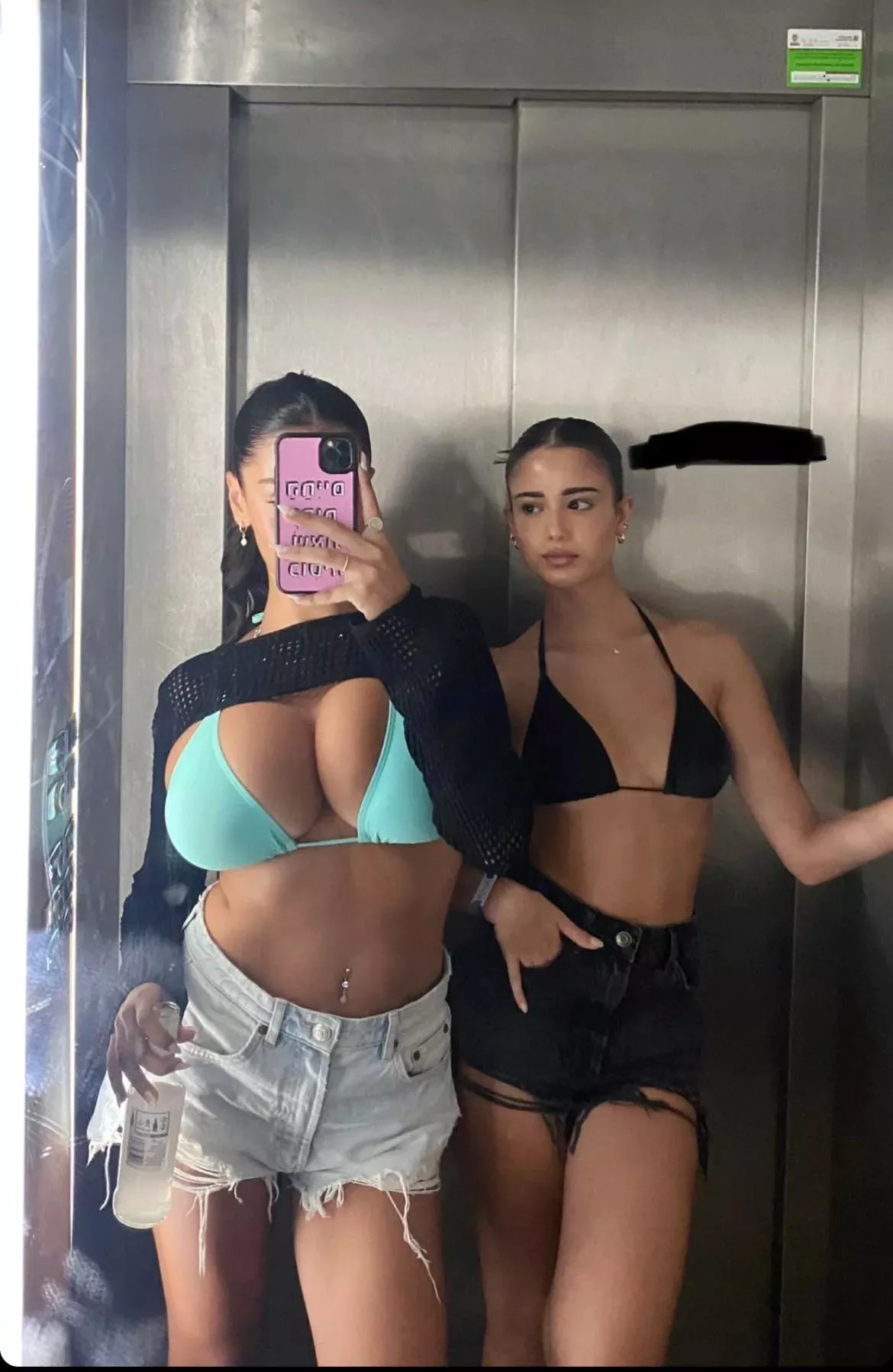 Bigger than her friend's head