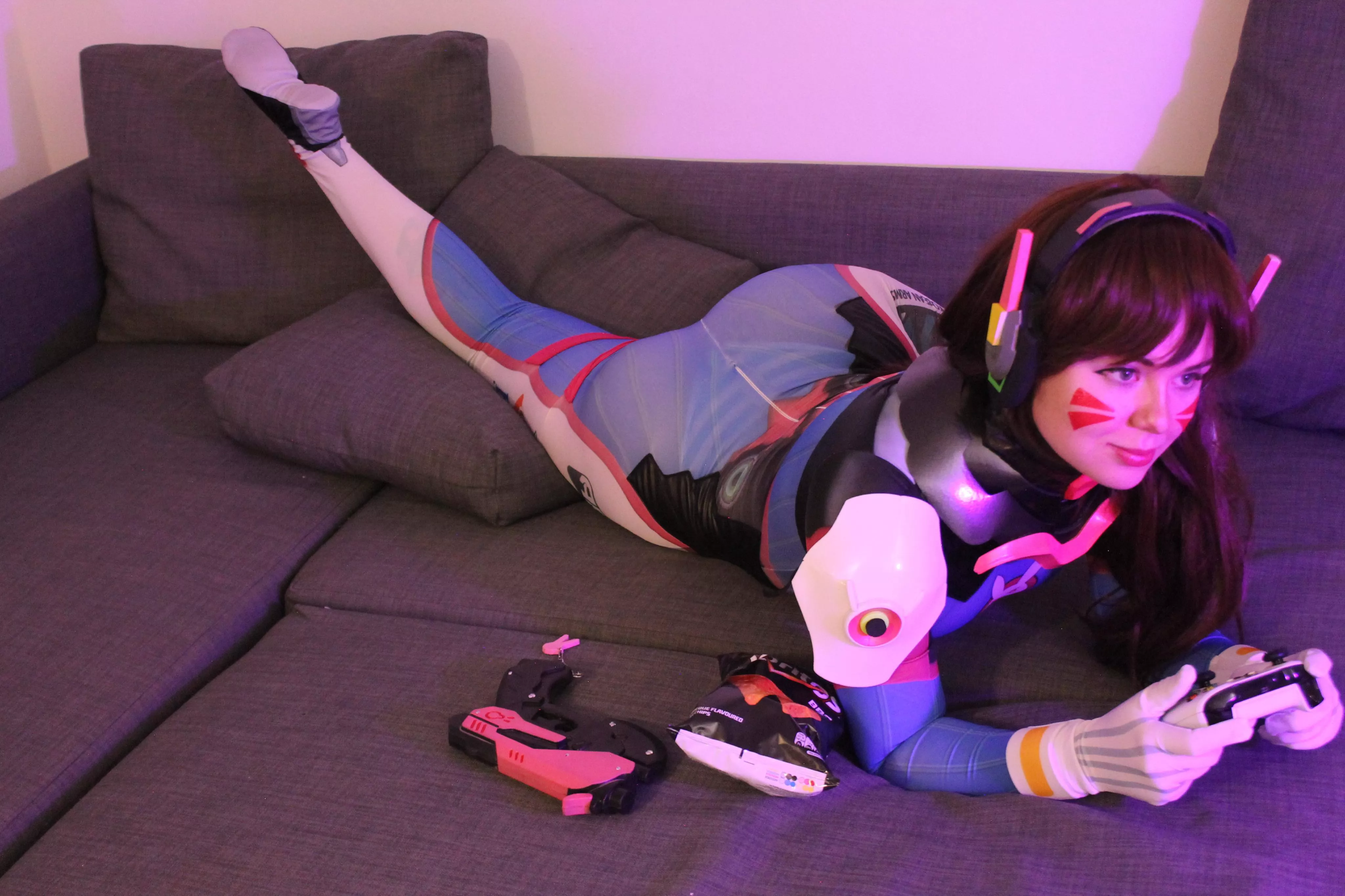 D.Va from Overwatch by Hinako