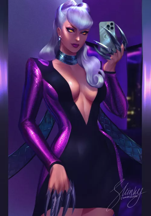 Evelynn ready for a date (Skinky)