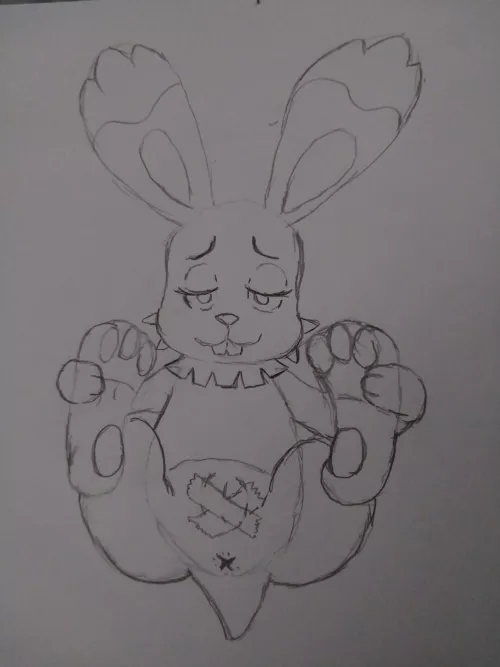 [F] Little bunny sketch! Should I finish?