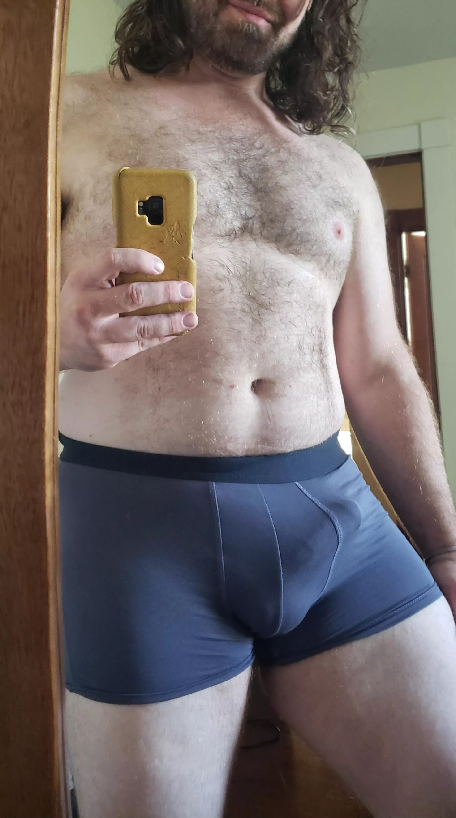 Feeling excited about my new boxers!