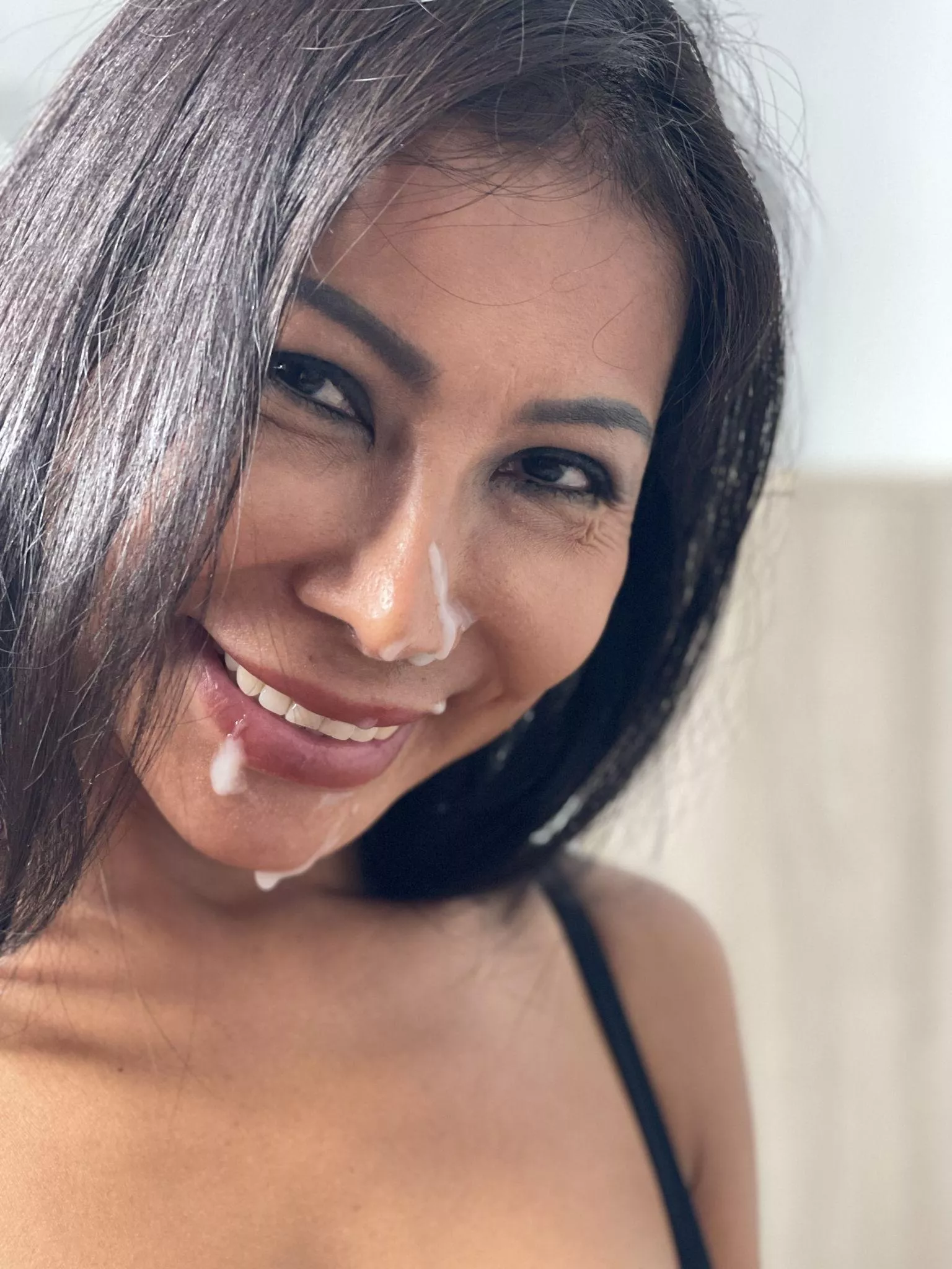 I crave having my face covered in cum all day