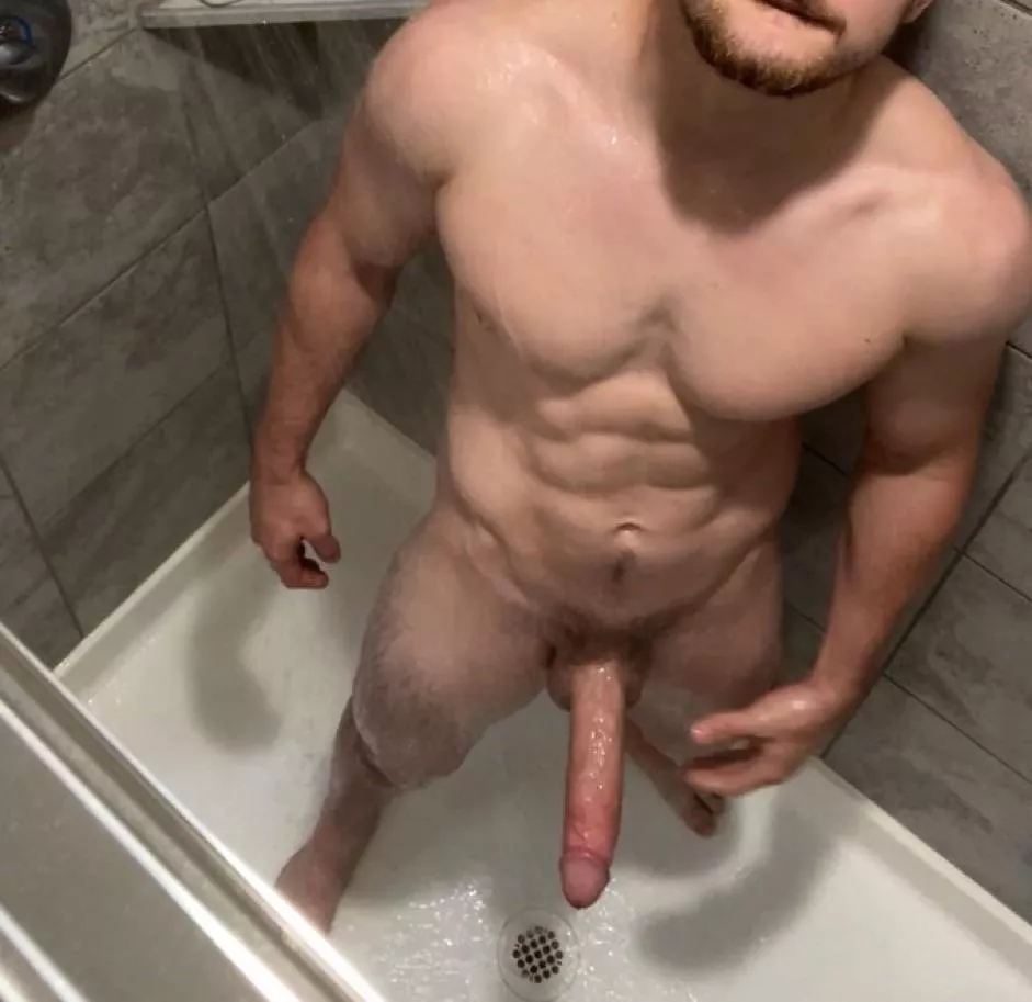 Just a dirty boy getting clean