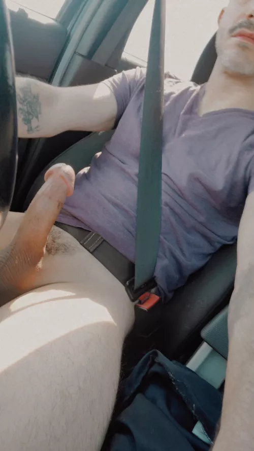 Just cruising on my way to work.