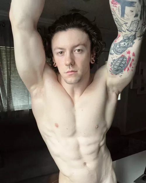 Lick my abs before you suck it