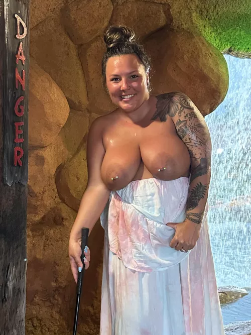 Mini Golf Is More Fun When Flashing Your Tits