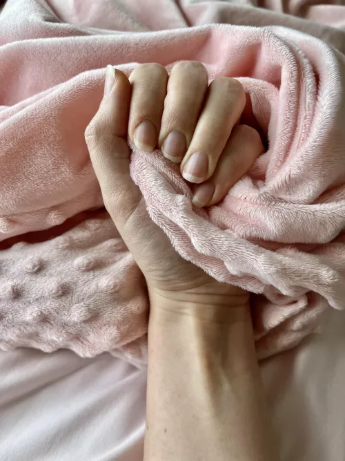 My softly strong hand