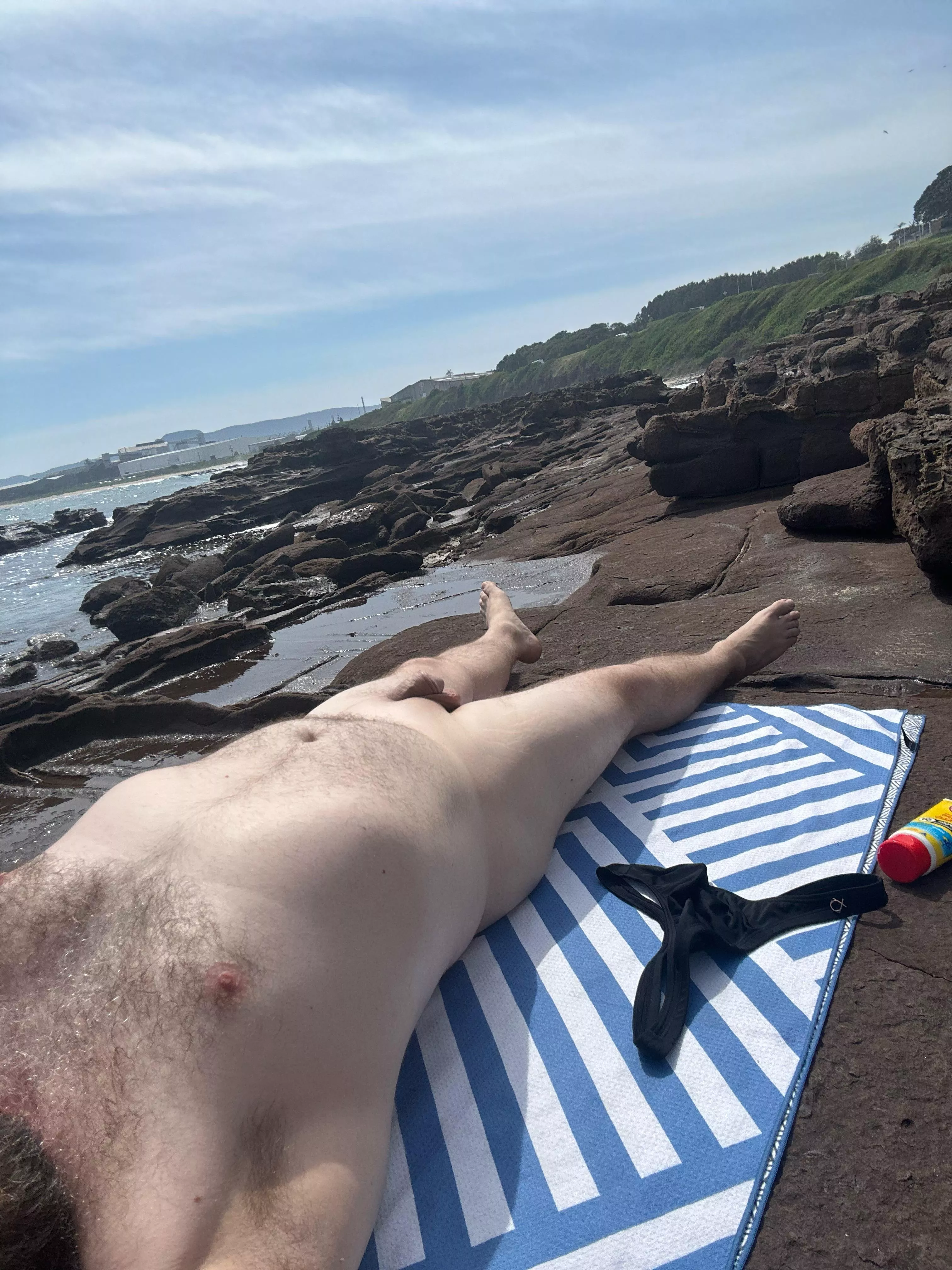 Nude beach is to far so resort to hiding in quiet spots