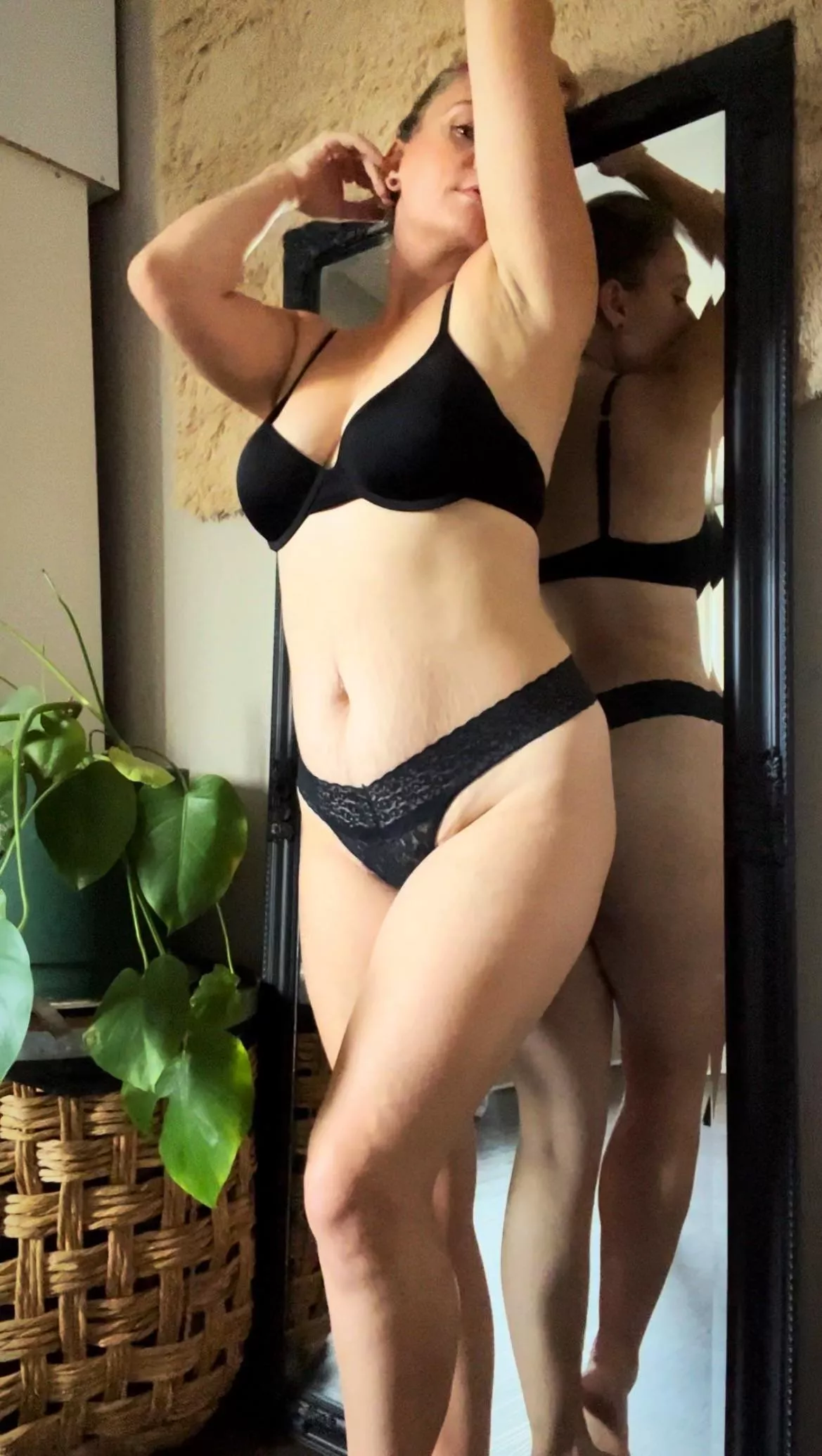 Underneath today’s outfit. 🫦