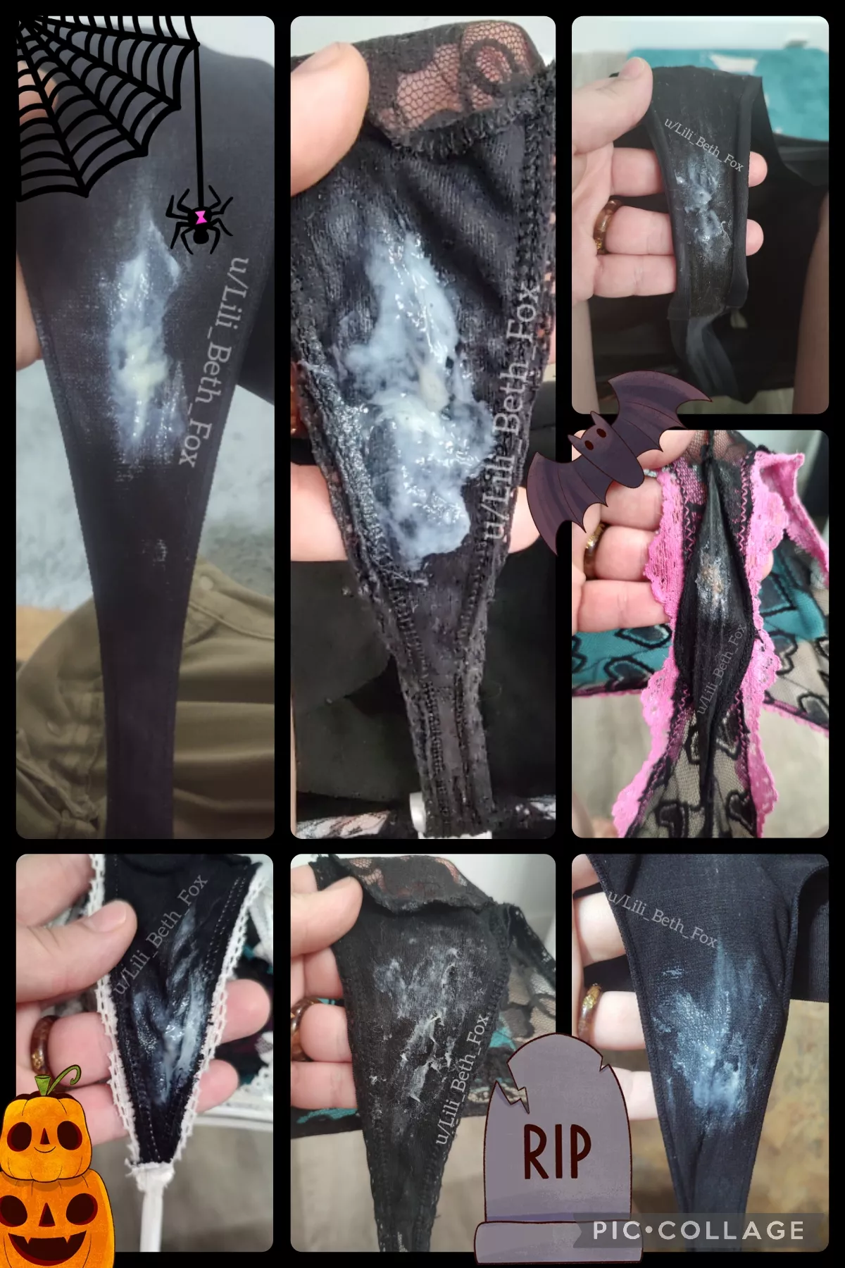 A collection of my spooky-good panties! [OC]